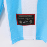 1996-1997 Argentina Home Long Sleeve Retro Soccer Jersey