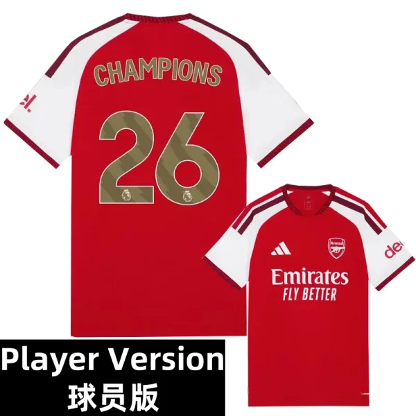 26-27 ARS Home Print CHAMPIONS # 26 Player Version Soccer Jersey