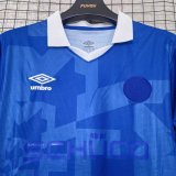 26-27 Bielefeld Blue 100th Anniversary Fans Soccer Jersey
