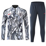 26-27 England High Quality Kids Half Pull Tracksuit