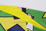 26-27  Brazil High Quality Kids Half Pull Tracksuit