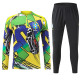26-27 Brazil High Quality Half Pull Tracksuit