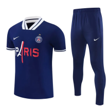 26-27 PSG Short shirts and Long trousers Suit (圆领)