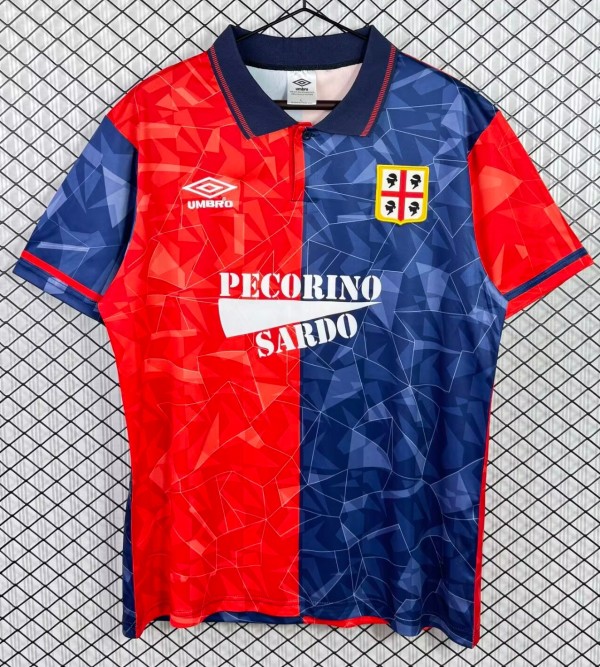 1992-1993 Cagliari Home Fans Soccer Jersey