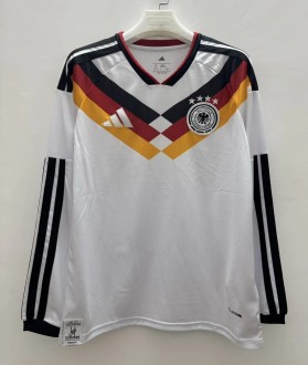 2026 World Cup Germany Home Long Sleeve Fans Soccer Jersey (长袖)