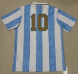 26-27 Argentina 10# Commemorative Edition Fans Soccer Jersey