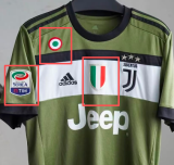 2017-2018 JUV Third Retro Soccer Jersey
