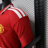 26-27 Man Utd Home Long Sleeve Player Version Soccer Jersey (长袖球员)