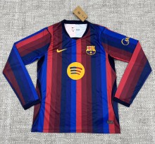 26-27 BAR Home Long Sleeve Fans Soccer Jersey (长袖)