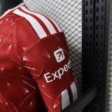 26-27 LIV Home Long Sleeve Player Version Soccer Jersey (长袖球员)