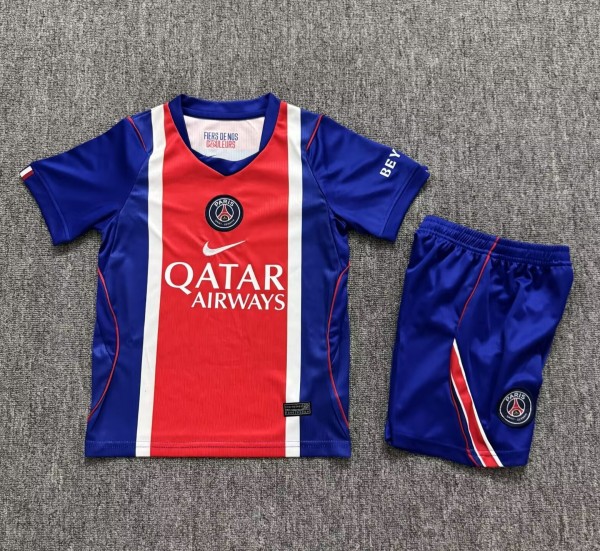 26-27 PSG Home Kids Soccer Jersey