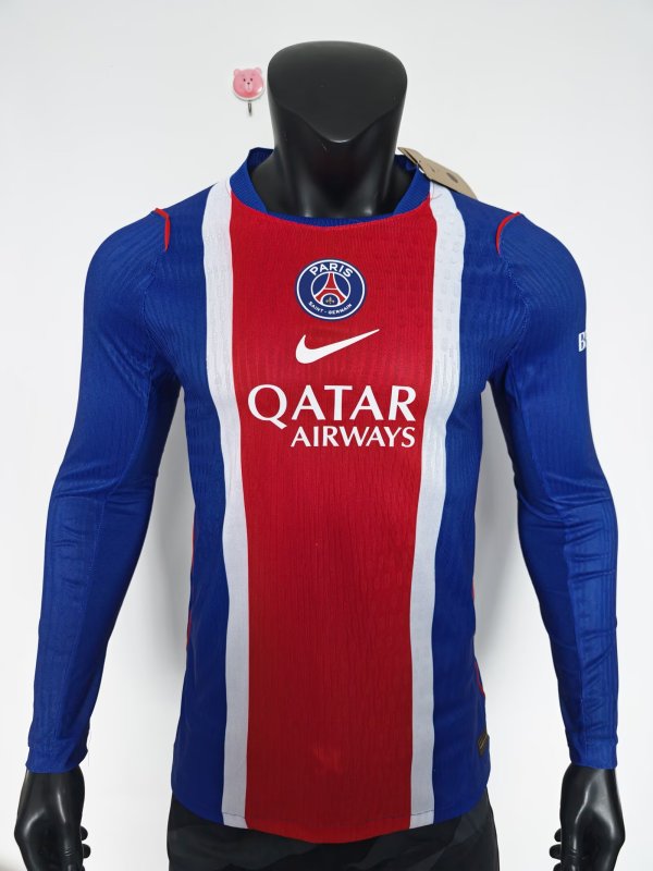 26-27 PSG Home Long Sleeve Player Version Soccer Jersey (长袖球员)