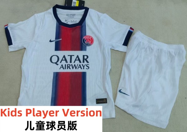 26-27 PSG Away Kids Player Version Soccer Jersey (球员童装)