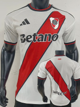 26-27 River Plate Home Player Version Soccer Jersey