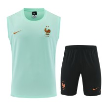 26-27 France High Quality Tank Top And Shorts Suit