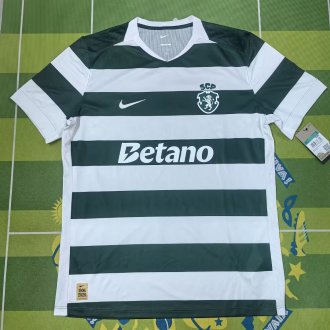 26-27 Sporting Lisbon Home Fans Soccer Jersey
