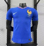 2024 France European Cup Home Player Version Soccer Jersey