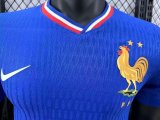 2024 France European Cup Home Player Version Soccer Jersey