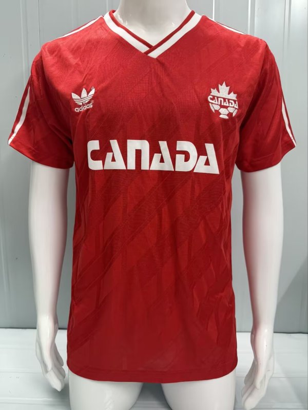 1986 Canada Away Retro Fans Soccer Jersey