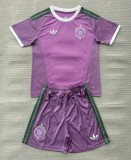 26-27 Celtic Purple Goalkeeper Kids Soccer Jersey