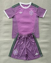 26-27 Celtic Purple Goalkeeper Kids Soccer Jersey