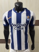 26-27 Real Sociedad Home Player Version Soccer Jersey