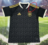 26-27 Spain Black Special Edition Fans Soccer Jersey (With 2 Star)*两颗星