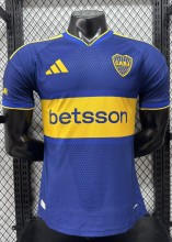 26-27 Boca Juniors Home Player Version Soccer Jersey