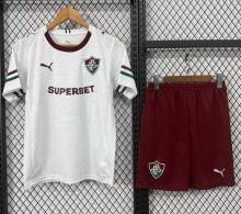 26-27 Fluminense Away Kids Soccer Jersey