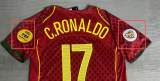 2004 Portugal Home Retro Soccer Jersey