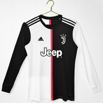 2019-2020 JUV Home Long Sleeves Retro Soccer Jersey