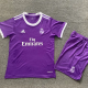 2016-2017 RMA Away Retro Kids Soccer Jersey
