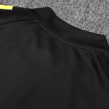 25/26 Man Utd Black  Half Pull Tracksuit #B2538 (半拉链)