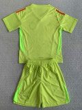 24/25 Scotland Green Goalkeeper Kids Soccer Jersey