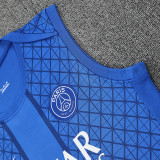 25/26 PSG Grid Tower Blue Training Short Suit