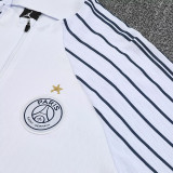 25/26  PSG White Half Pull Tracksuit #B2516 (半拉链)