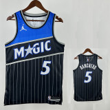25/26 Magic BANCHERO #5 Black Flying Man Limited Top Quality Hot Pressing NBA Jersey