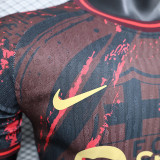 24/25 BAR Red Black Special Edition Player Version Soccer Jersey Spotify