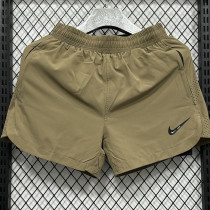 2025 D1103 Khaki Casual Double layer shorts#NK 双层卡其色