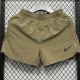 2025 D1103 Khaki Casual Double layer shorts#NK 双层卡其色