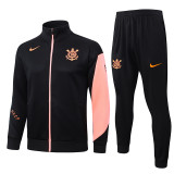 25/26  Corinthians Black Jacket Tracksuit #A25112
