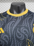 24/25 RMA Black Pattern Player Version Soccer Jersey