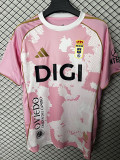 25/26 Real Oviedo Pink Fans Soccer Jersey