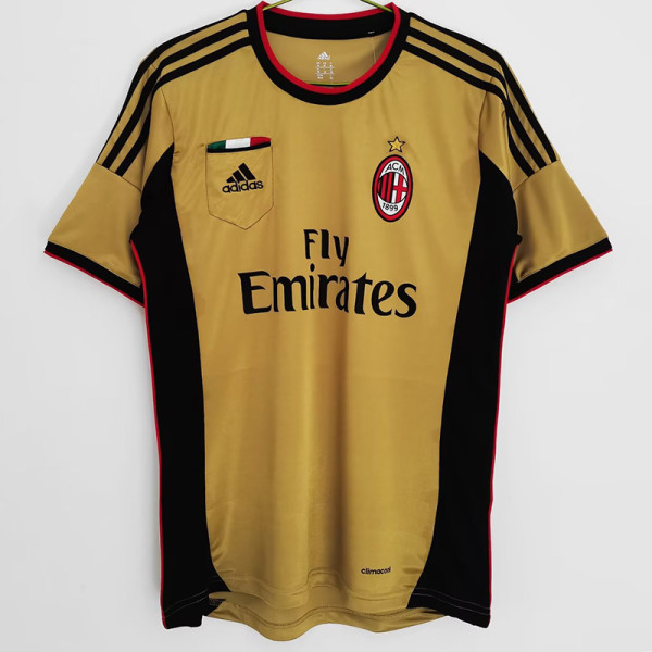 2013/2014 ACM Gold GoalKeeper Retro Soccer Jersey