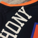 22/23 KNICKS ANTHONY #7 Black Top Quality Hot Pressing NBA Jersey (Trapeze Edition) 飞人版