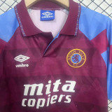 1990 Aston Villa Home Retro Soccer Jersey