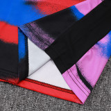 25/26 England Color block  Tank top and shorts suit#D25113