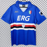 1991/1992 Sampdoria Home Retro Soccer Jersey