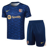 24/25 BAR Royal Blue Training Short Suit