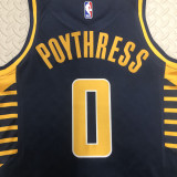22/23 Indiana Pacers POYTHRESS #0 Black Top Quality Hot Pressing NBA Jersey